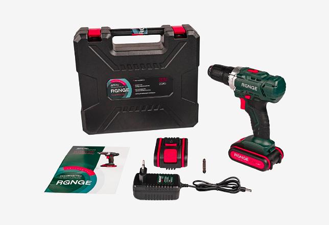 Аккумуляторная дрель шуруповёрт Range RCD20/2.0-PRO фото 6