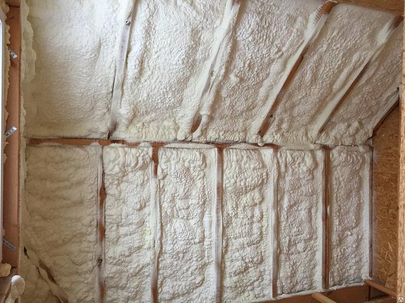 Утепление пеной ППУ (пенополиуретаном) фото 7