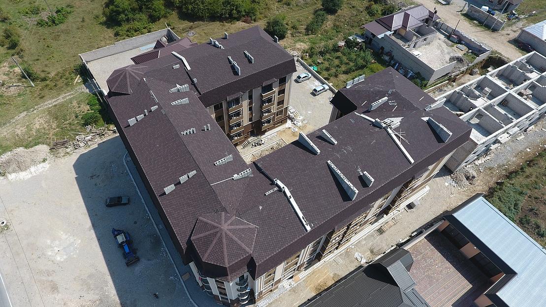 Гибкая черепица Döcke PIE Europa «Карат» коричневый опт фото 9