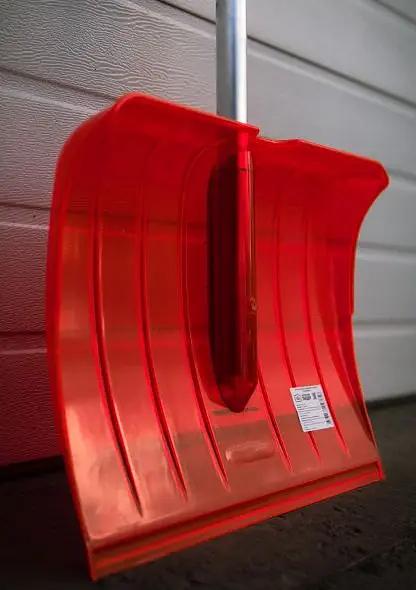 Лопата снеговая поликарбонатная №2 510х370 мм, без черенка, арт.СНЕГ-02.02 ОПТ фото 4