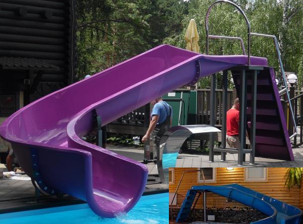 Водяная горка «Кураж» фото 1