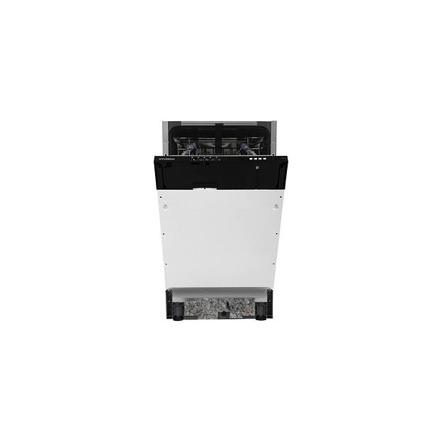 Встраиваемая посудомоечная машина Hyundai HBD 451, узкая, ширина 44.8см, полновстраиваемая, загрузка 10 комплектов фото 1