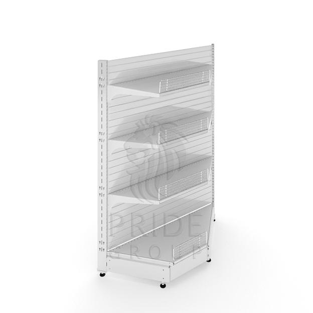 Стеллаж угловой внутренний 1550 4 полки фото 1