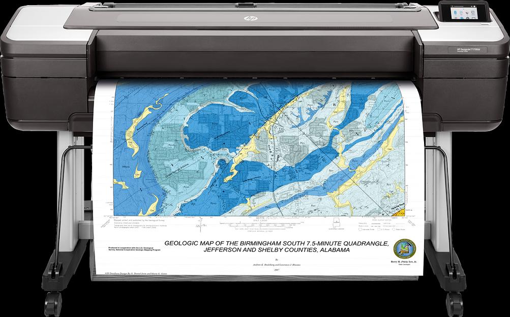 Плоттер HP Designjet T1700dr (W6B56A) A0/44" фото 1