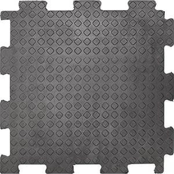 Модульное резиновое покрытие Спецпол, Цвет Черный RAL 9005, Толщина модуля 10 мм. фото 1