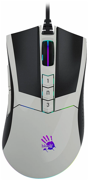 Мышь Bloody W90-Max Panda White оптическая 10000CPI 180 см USB фото 1