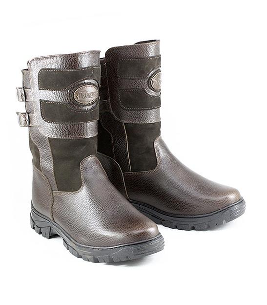 Монголки короткие коричневые, литая подошва фото 1