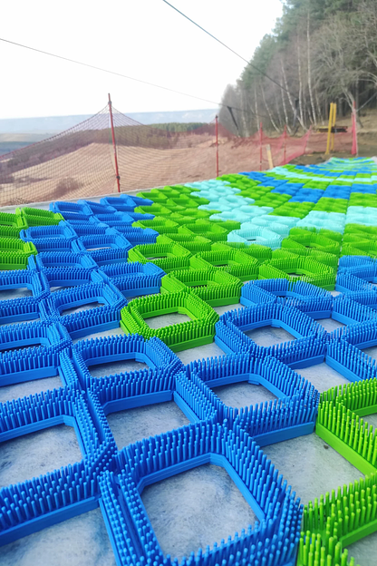 Покрытие для игровых площадок Snowtech цвет бирюзовый ОПТ фото 6