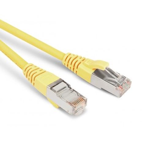 Hyperline PC-LPM-STP-RJ45-RJ45-C5e-1.5M-LSZH-YL Патч-корд F/UTP, экранированный, Cat.5е, LSZH, 1.5 м, желтый фото 1