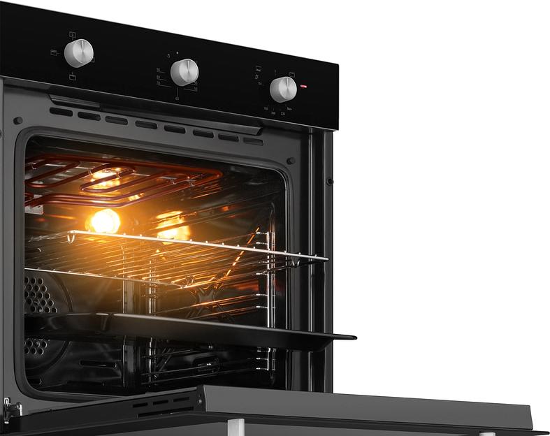 Духовой шкаф Газовый Weissgauff WGO 706 черное стекло фото 7