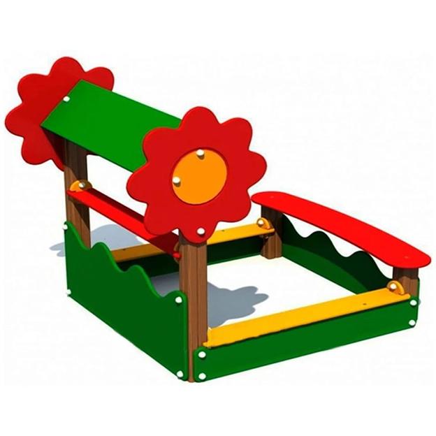 Игровой модуль «Песочница Полянка» под заказ, код 8601-0109-0309 фото 1