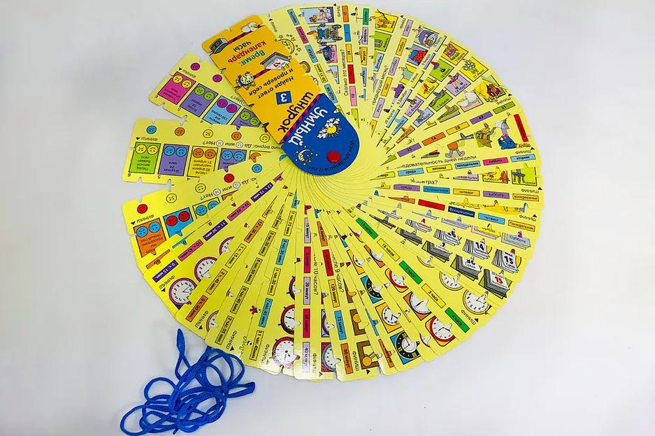 Обучающая игра МКИ «Умный шнурок №3» время, календарь, часы фото 6