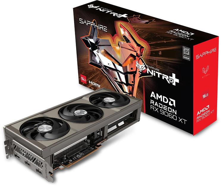 Видеокарта Sapphire PCI-E 5.0 11350-01-20G NITRO+AMD RADEON RX 9060 XT GAMING OC 16GB DUAL AMD Radeon RX 9060XT 16Gb 128bit GDDR6 2780/20000 HDMIx2 DPx2 HDCP Ret фото 7