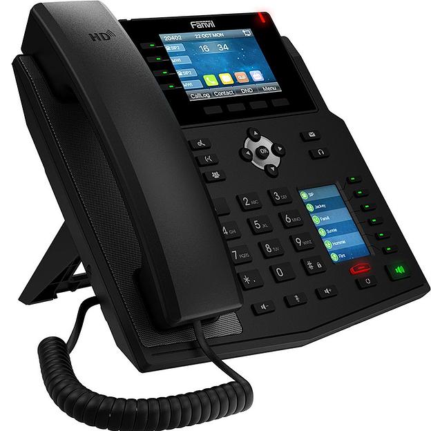 Телефон IP Fanvil X5U черный фото 4