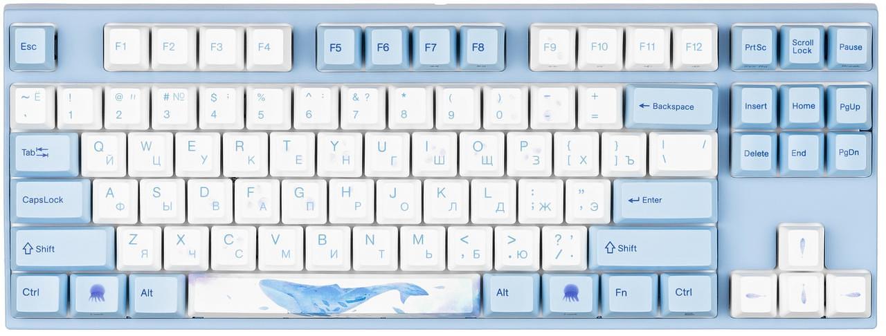 Клавиатура Varmilo VEM87 Sea Melody EC V2 Rose UA A33A038B0A3A17A033 фото 1
