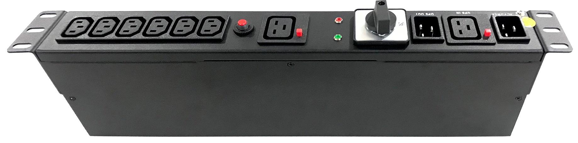 Аксессуар к источникам бесперебойного питания Распределитель питания Powercom MBS1607-1C19-6C13 4*Schuko+1*C19, 16A, 1ph (1919945) (MBS1607-1C19-6C13) фото 2