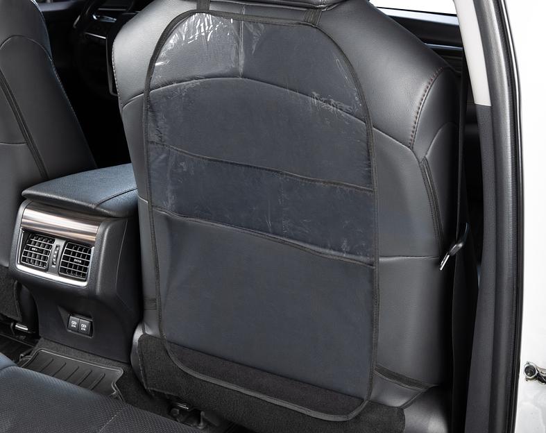 Защита спинки сиденья ПВХ черная 57х50см фото 1