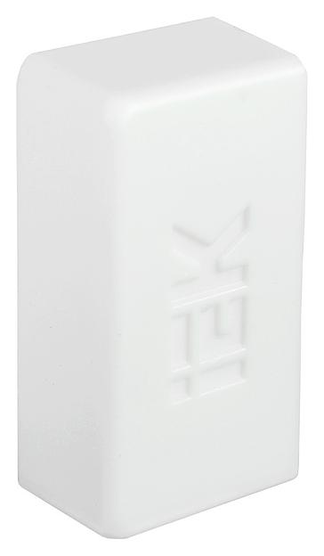 Заглушка для кабель-каналов IEK CKMP10D-Z-100-060-K01 торцевая 60x100мм белый (упак.:2шт) фото 1