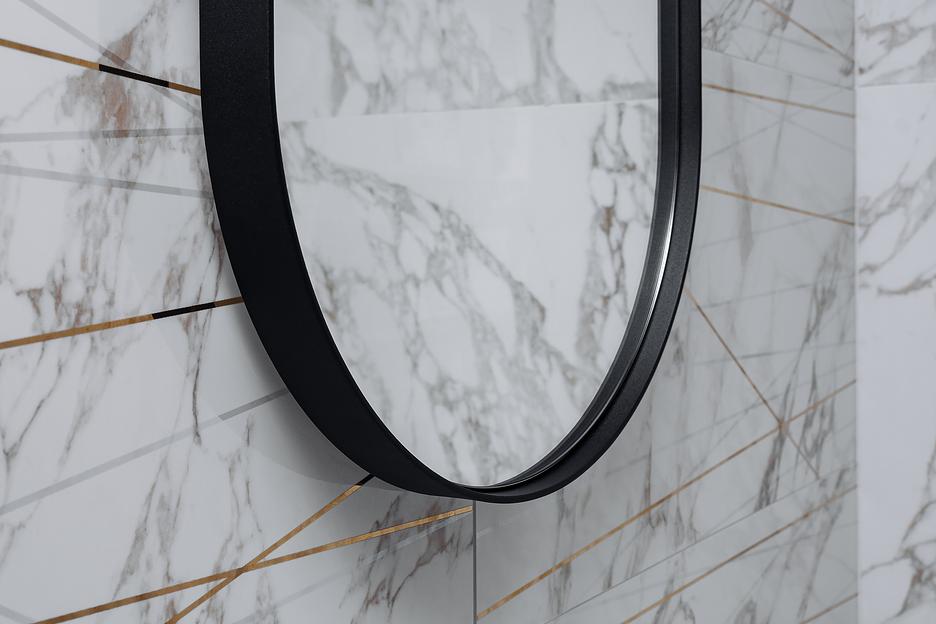 Зеркало в раме "Айрон" капсула фото 3