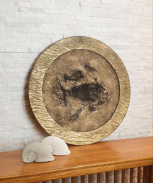 Картина лофт Кит фото 1