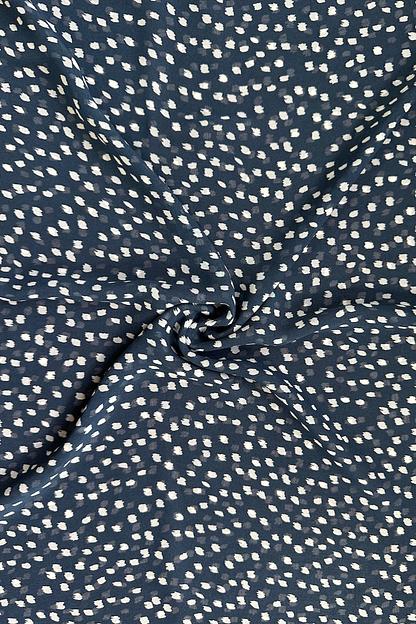 Шарф шифоновый  500/24/Синий, белый  фото 1