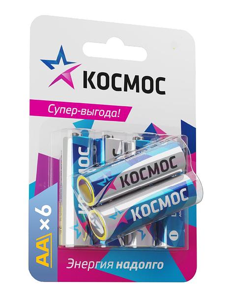 Батарейка LR6 (AA) 1.5V Alkaline 6BL, фото 1