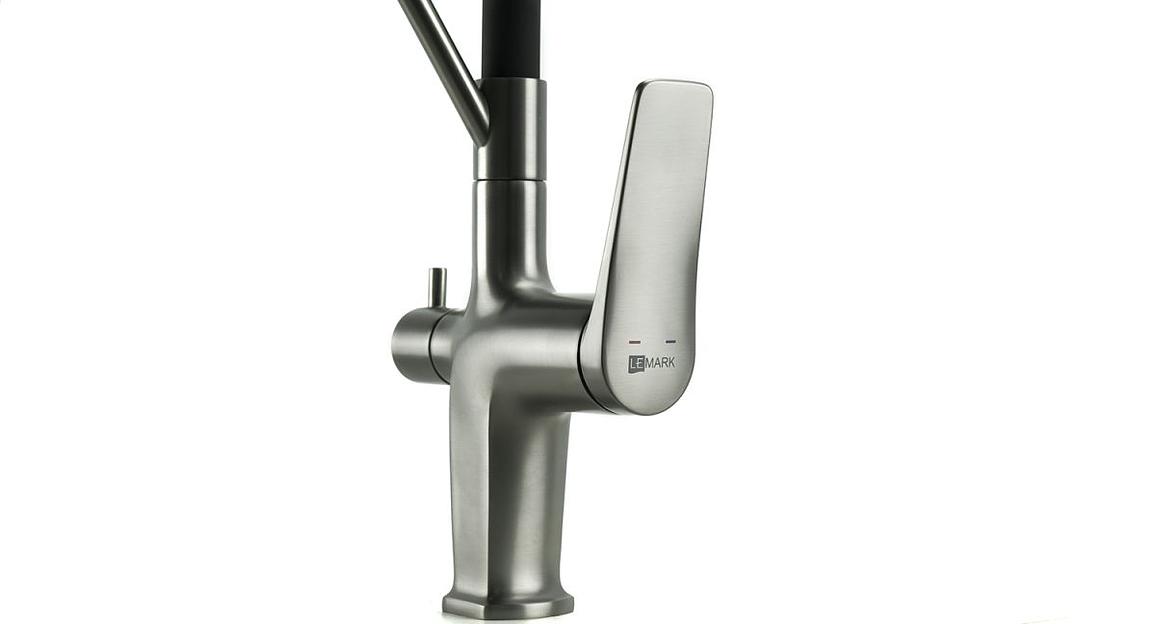 Смеситель Lemark Bronx LM3761GM для кухни с подключением к фильтру с питьевой водой фото 4