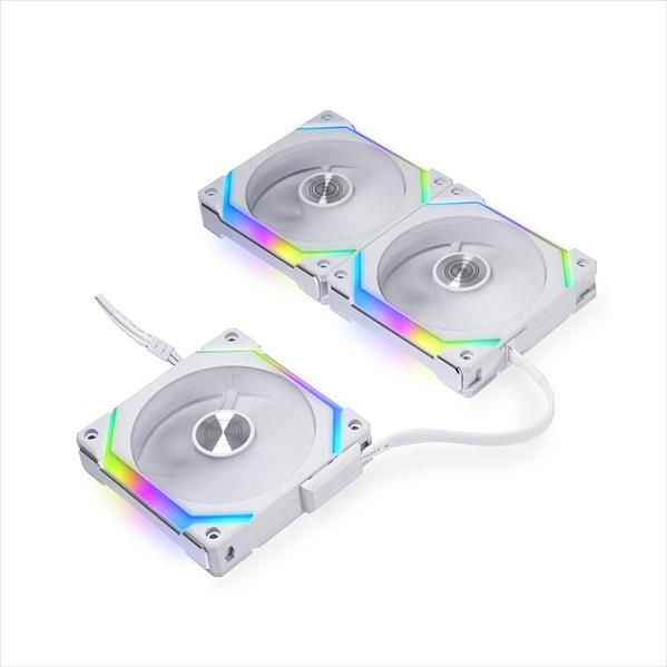 Вентилятор LIAN LI UNI FAN SL V2 120 White aRGB PWM 120mm 2000RPM (3pcs) (G99.12SLV23W.00) фото 1