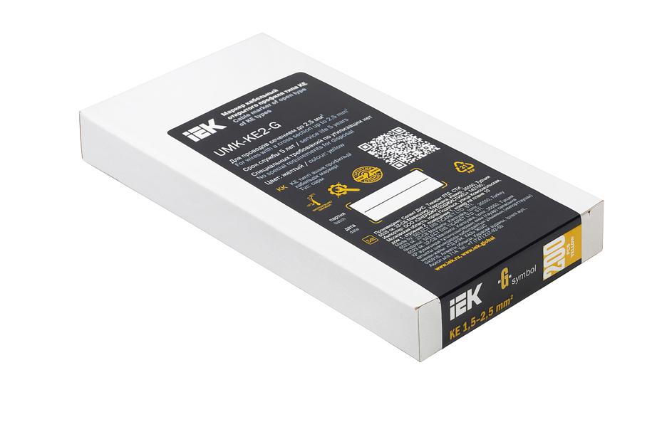 Маркер открытого типа KE 1,5-2,5мм2 символ 'G' (200шт/упак) IEK фото 2