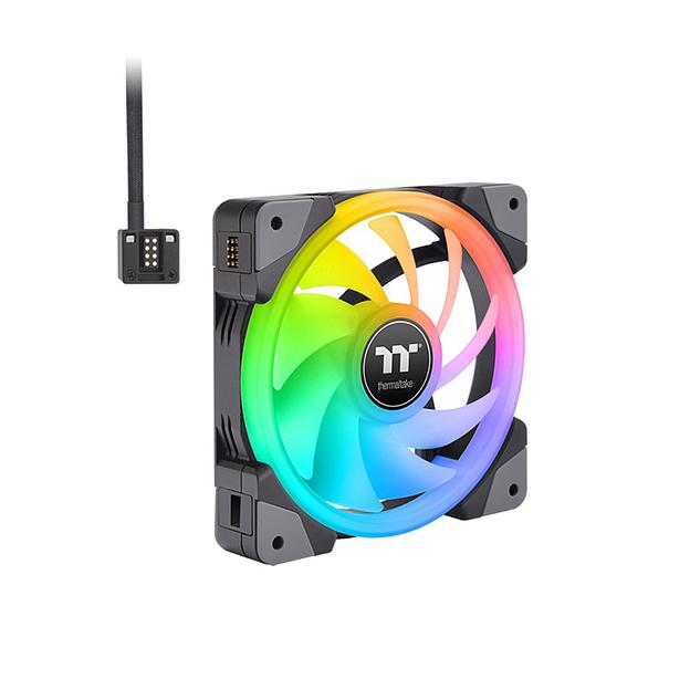 Кулер для компьютерного корпуса Thermaltake SWAFAN EX14 RGB PC Cooling Fan (3-Fan Pack) CL-F144-PL14SW-A фото 1