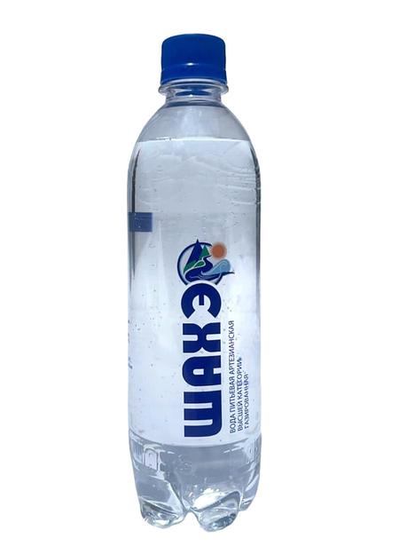 Вода газированная (круглая бутылка) 0,5 л. ОПТ фото 1