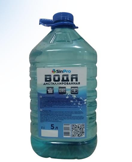 Дистиллированная вода «SinTop», 5 л ОПТ фото 1