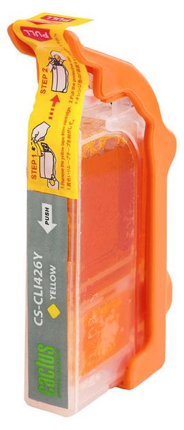 Картридж струйный Cactus CS-CLI426Y желтый (8.4мл) для Canon Pixma MG5140/5240/6140/8140/MX884 фото 2