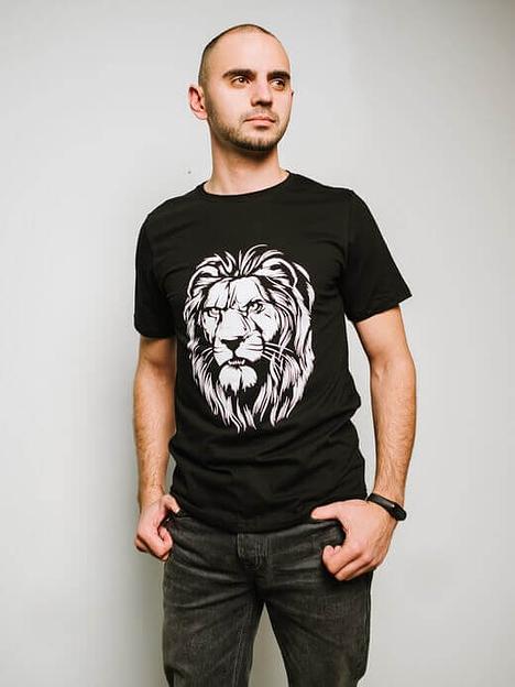 Футболка мужская "Лев" фото 1