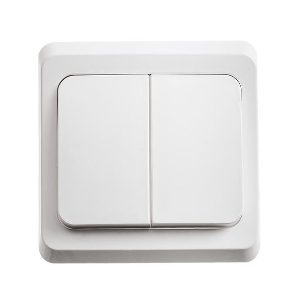 Systeme electric BC10-002B ЭТЮД С/У 2-клавишный ВЫКЛЮЧАТЕЛЬ 10 АХ, БЕЛЫЙ, Россия фото 4