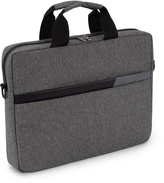 Сумка для ноутбука 14.5" Digma N-370 серый/черный полиэстер (N370GBK) фото 1