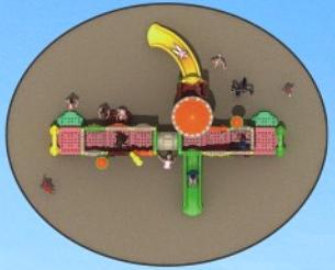 Игровая детская площадка VS2-8106B фото 2