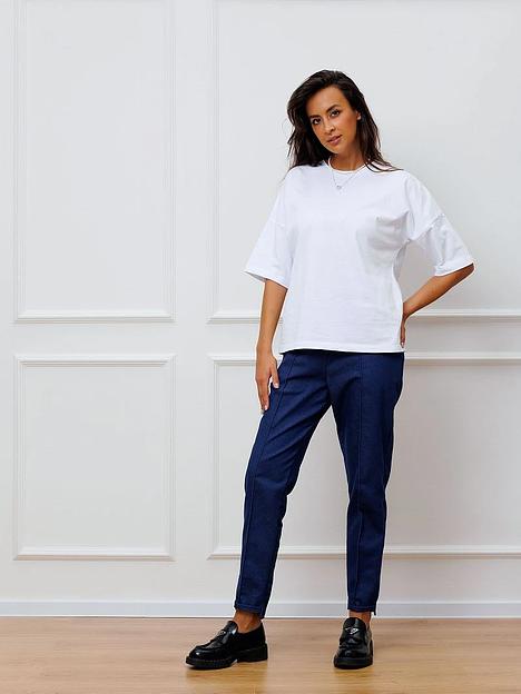 Брюки женские, синие, Опт фото 3