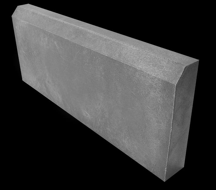 Бордюр полимерпесчаный 500х50х200 - серый фото 1