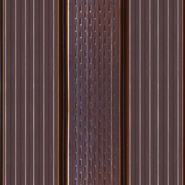 Металлический сайдинг «Тройной софит с центральной перфорацией» цвет RAL 8017 ЭКО фото 1