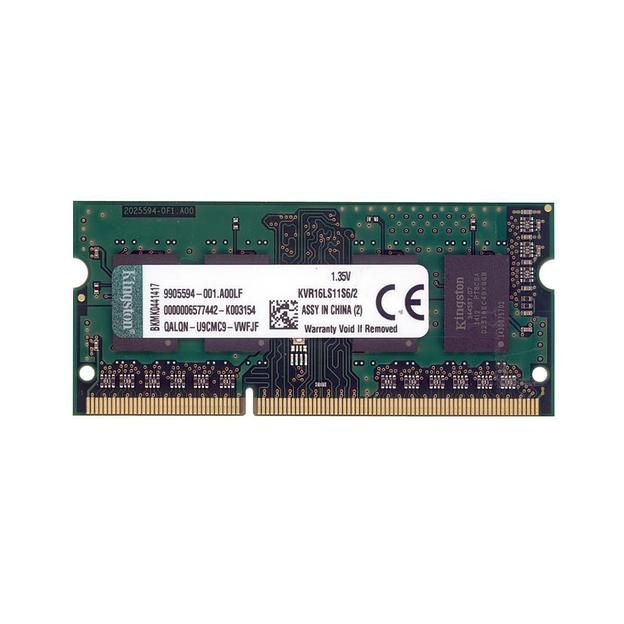 Модуль памяти Kingston ValueRAM KVR16LS11S6/2 DDR3 2GB фото 1