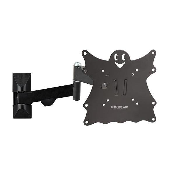 Кронштейн для телевизора Kromax Casper-204 черный 20"-43" макс.30кг настенный поворот и наклон фото 1