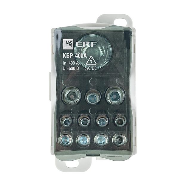 EKF plc-kbr400 Блок распределительный КБР на DIN-рейку и монтажную панель 400A EKF PROxima фото 2