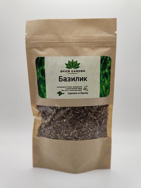 Базилик сушёный Spice Garden дой-пак, 25 г фото 1