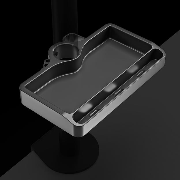 ONKRON A35 органайзер для настольного кронштейна, чёрный фото 1