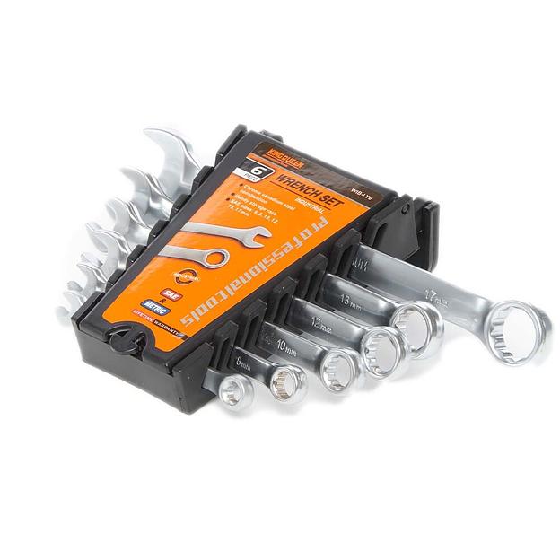 Гаечные Ключи Рожково-Накидные KINGQUEEN WIB-LY6 6-17 Мм 6pcs фото 1