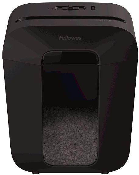Шредер Fellowes PowerShred LX41 черный (секр.P-4)/перекрестный/8лист./17лтр./скрепки/скобы/пл.карты фото 2