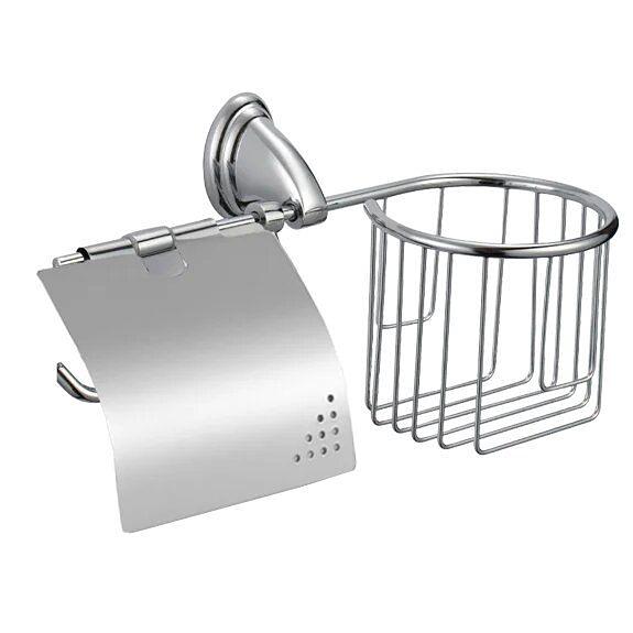 Бумагодержатель и держатель дезодоранта "Solinne", 15053, хром фото 1