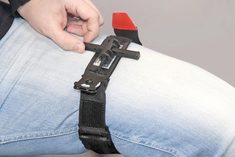 Жгут крoвooстaнaвливaющий ЖК-02-«Медплант» для временной остановки кровотечения при повреждении артериальных сосудов нижних и верхних конечностей с пряжкой и циферблатом (вид сложения 1) ОПТ фото 2