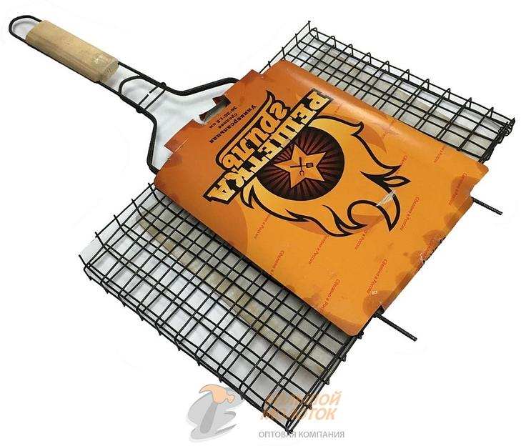 Решетка для барбекю Средняя 36*26 Универсальная оксид. /20 фото 1